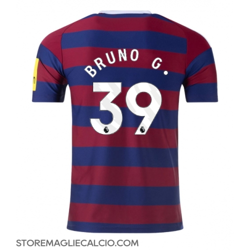 Newcastle United Bruno Guimaraes #39 Maglia Gara Trasferta Repliche 2024-25 Maniche Corte Newcastle United Bruno Guimaraes #39 Maglia Gara Trasferta Repliche 2024-25 Maniche Corte